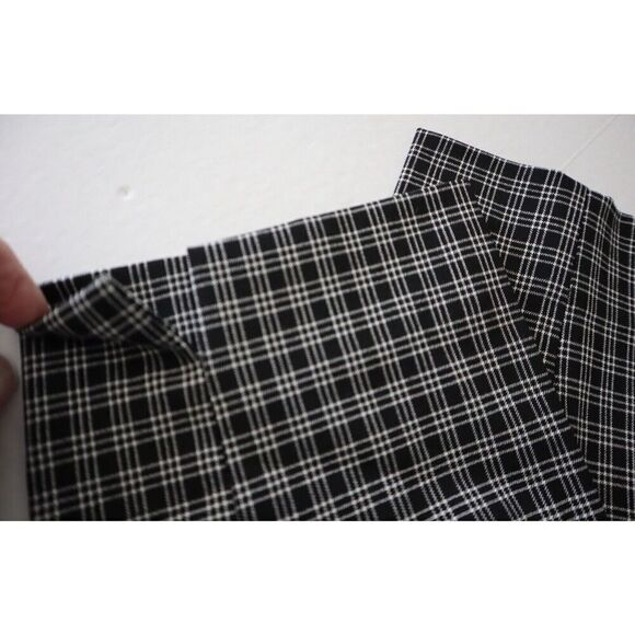 Banana Republic 430072 Women's Sz 0 Black Plaid Hayden Taper Pull On Pants - Picture 7 of 11